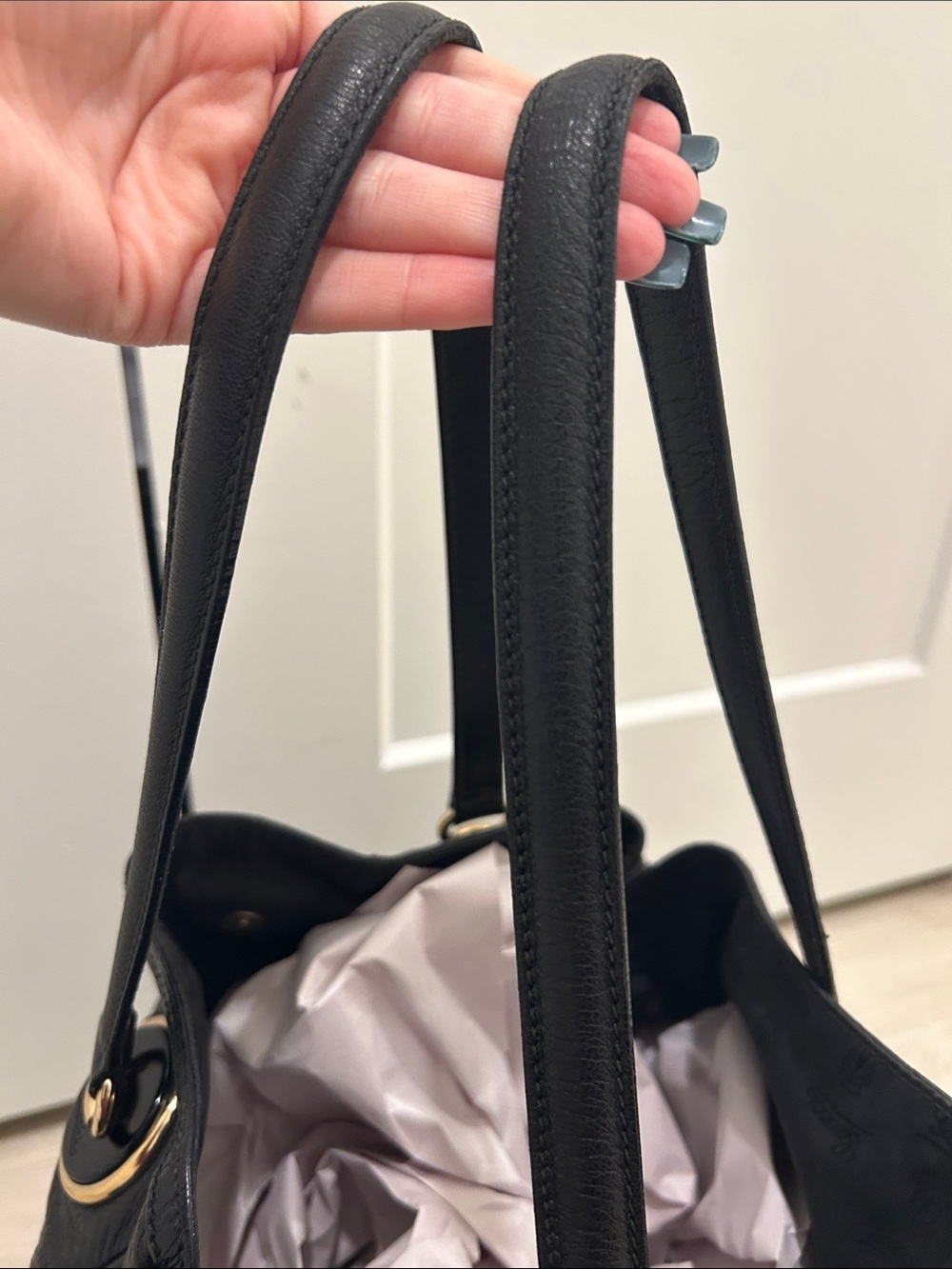 Gucci Full Moon Tote in Guccissima Leather - Picture 12 of 17